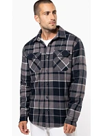 Kariban K 579 Flanelová košeľa s podšívkou zo sherpa fleecu 20.K579 storm grey/navy Kariban K 579 Flanelová košeľa s podšívkou zo sherpa fleecu 20.K579 storm grey/navy