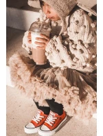 Dziecięce Klasyczne Niskie Trampki BIG STAR HH374196 Czerwone