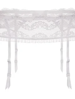 Podväzkový pás Lilly biely - Julimex