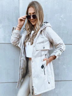 Dámska prechodná bunda STARK STYLE light beige FashionStreet TY3858