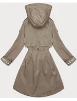 Dámska tenká parka s kapucňou BH Forever light khaki(3) (BH-2403) Dámska tenká parka s kapucňou BH Forever light khaki(3) (BH-2403)