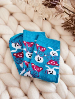 Młodzieżowe Śmieszne Skarpetki We Wzory 5-Pak Multikolor