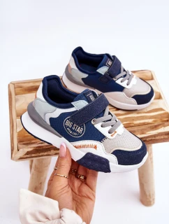 Detské tenisky s pamäťovou penou Big Star LL374225 Navy Blue