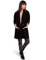 Dámsky plášť B099 čierny - BEwear