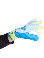 Adidas Predator Training brankárske rukavice bielo-žlto-modré KA7786 Adidas Predator Training brankárske rukavice bielo-žlto-modré KA7786