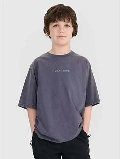 Chlapčenské tričko oversize s potlačou 4F 4FJWSS25TTSHM1879-22S