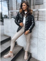 Dámska prešívaná zimná bunda s kapucňou MIRIAL čierna FashionStreet TY3769 Dámska prešívaná zimná bunda s kapucňou MIRIAL čierna FashionStreet TY3769