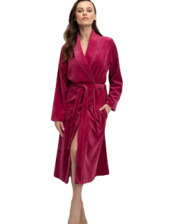 Dámsky velúrový župan Luna 371 4XL