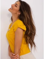 Blúzka LK BZ 505783 2.01P tmavo žltá