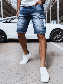 FashionStreet pánske modré džínsové šortky SX2162