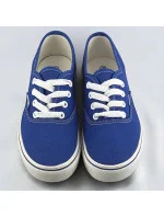 Dámske šnurovacie tenisky v nevädzovej farbe (A8865)