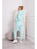 Teplá súprava s mikinou viazanou na spodnú časť mäty