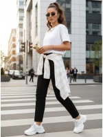 Dámske džínsy s vysokým pásom mom fit black FashionStreet UY2876 Dámske džínsy s vysokým pásom mom fit black FashionStreet UY2876