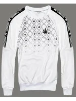 Biela pánska mikina s potlačou (8B1108-1) Biela pánska mikina s potlačou (8B1108-1)