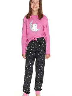 Dievčenské pyžamo Suzan ružové s medveďom