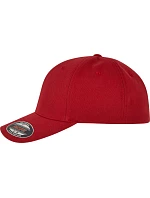 Flexfit 6277WR 6-panelová čiapka s výložkou „Waterrepellent“ 55.77WR červená