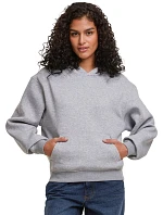 Build your Brand BY 444 Dámska mikina s kapucňou v oversize strihu „Loose Fit“ 56.0444 biela