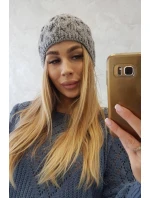 Fleecová čiapka Teresa K285 tmavo šedá