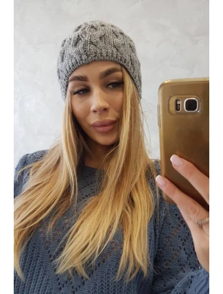 Fleecová čiapka Teresa K285 tmavo šedá