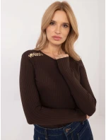 Blúzka RV BZ A 210.43 tmavohnedá