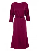 Dámske šaty K177 burgundy - Makover