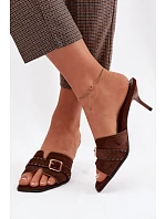 Dámske sandále 9764 brown - Sweet Shoes
