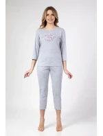 Regina 678 3/4 M-XL Z24/25 dámske pyžamo Regina 678 3/4 M-XL Z24/25 dámske pyžamo