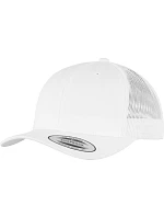 Flexfit 6606/6606T 6-panelová vintage čiapka „Trucker“ 55.6606 biela
