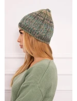 Fleecová čiapka Melisa K241 tyrkysová+zelená