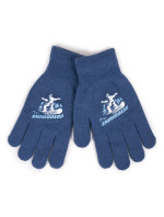 Chlapčenské päťprsté rukavice Yoclub RED-0012C-AA5A-013 Blue