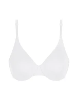 Dámska podprsenka s kosticami DIM INVISIBLE UNDERWIRE FULL CUP BRA - DIM - biela
