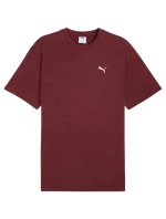 Puma Ess Elevated Relaxed Wash Tee bordová 688048 96 pánske