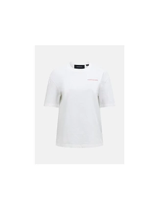 Mikina PEAK PERFORMANCE W Graphic Tee, červená Mikina PEAK PERFORMANCE W Graphic Tee, červená