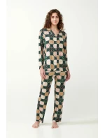 Vamp - Dámske pyžamo so zapínaním na gombíky 21081 - Vamp