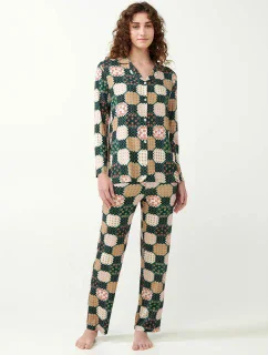 Vamp - Dámske pyžamo so zapínaním na gombíky 21081 - Vamp