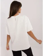 Blúzka LK BZ 509621 3.54 bielo-čierna