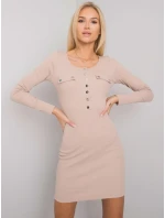 Šaty RV SK 5079 1.17P béžová Šaty RV SK 5079 1.17P béžová