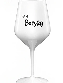 PAN GODLY - biely nerozbitný pohár na víno 470 ml