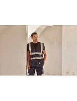 Yoko HVW 120 Hi-Vis sieťovaná bezpečnostná vesta 79.W120 šedá Yoko HVW 120 Hi-Vis sieťovaná bezpečnostná vesta 79.W120 šedá
