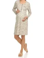 Dámska nočná košeľa 15386 - 425 - Potlač srdce - Vamp Dámska nočná košeľa 15386 - 425 - Potlač srdce - Vamp