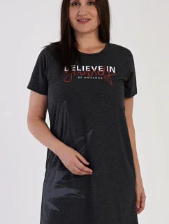 Dámska nočná košeľa s krátkym rukávom Katka