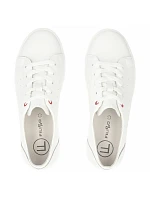 Filippo DP7556 dámske biele kožené poltopánky