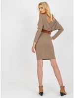 Dámske šaty TW SK BE BQ183 tmavo lila