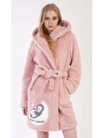 Dámsky župan krátky s kapucňou Sweet dreams Dámsky župan krátky s kapucňou Sweet dreams