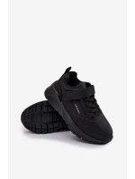 Dziecięce Lekkie Buty Sportowe Na Platformie Czarne Mirivia