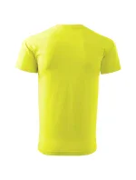 Nové unisex neónovo žlté tričko