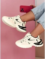 Dámske športové tenisky BLAZERO beige FashionStreet ZY0901 Dámske športové tenisky BLAZERO beige FashionStreet ZY0901