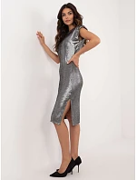 Šaty DHJ SK 18176.99 strieborné Šaty DHJ SK 18176.99 strieborné