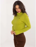 Sveter LK SW 510184.01P limetkovo zelený