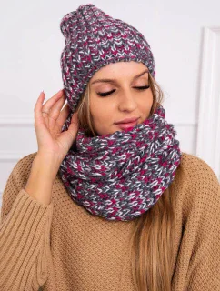 Dámsky set Flawia K269 fuchsia+graphite